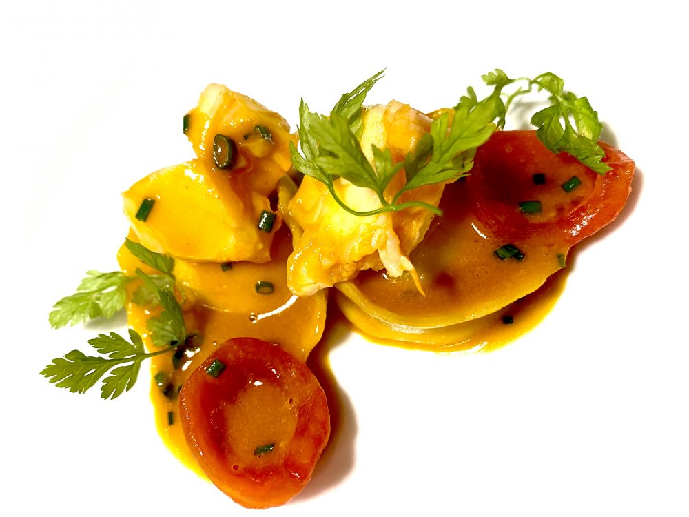 Grand Hotel Quisisana - Bottoni d’Astice, la sua Bisque e Pomodorini