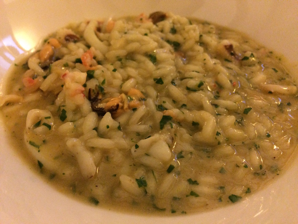 Az. Mazzone, Risotto con frutti di mare alla marinara