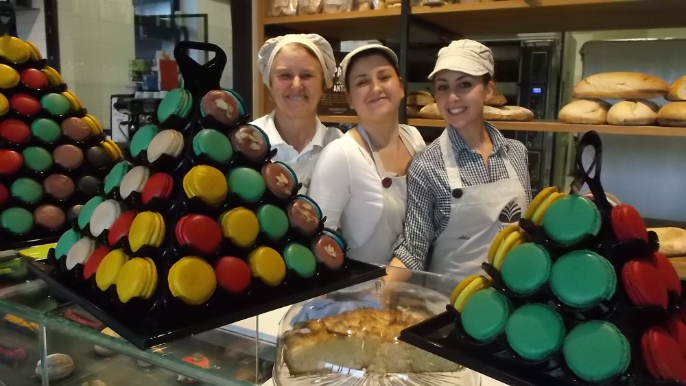 Storie di Pane, Esposizione dei macarons