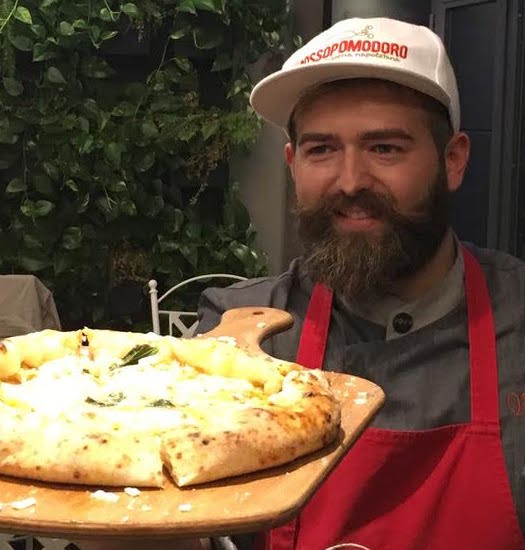 Vincenzo Capuano e la sua pizza allo zafferano