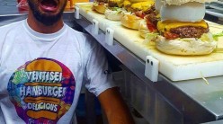 Vincenzo Falcone e i suoi hamburger