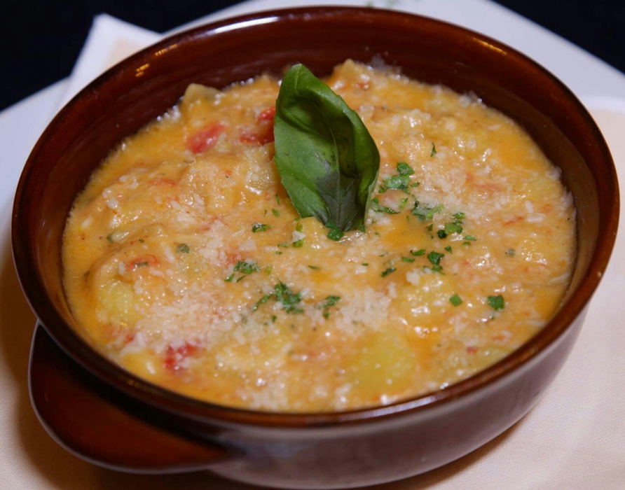 Pasta e patate con la provola di Luise