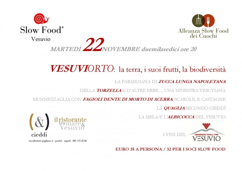 22 novembre Vesuviorto