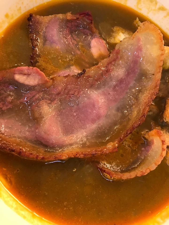 Osteria del Vicoletto, zuppa di lenticche e pancetta croccante