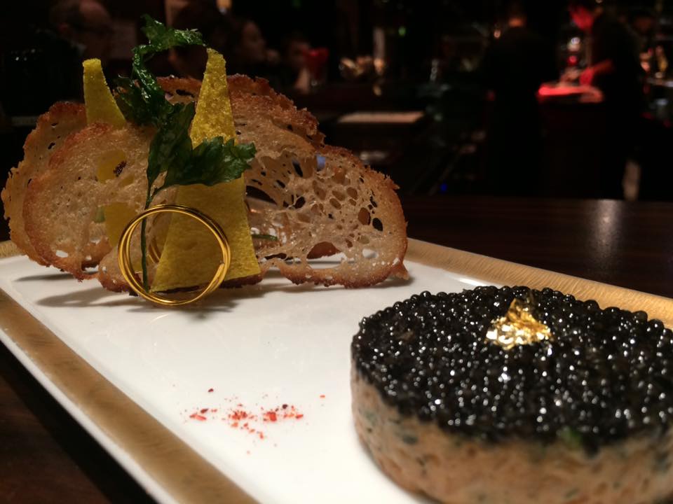 Atelier de Robuchon, terrina di salmone e caviale