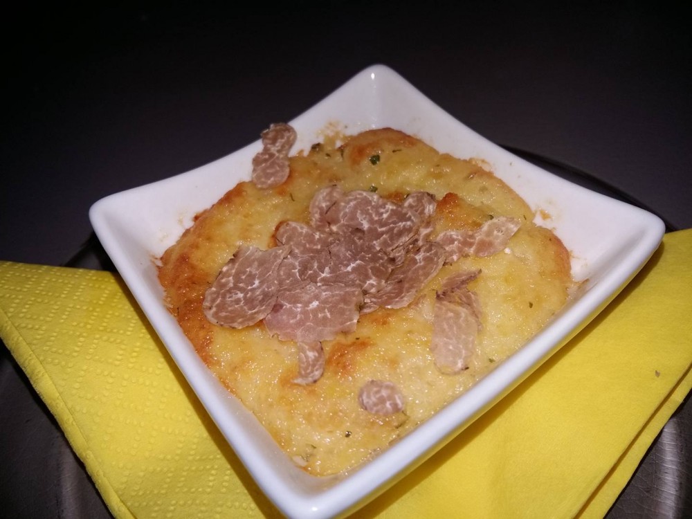 Veritas, Gateau di patate con tartufo bianco