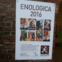 Enologica 2016, Cartello all'ingresso
