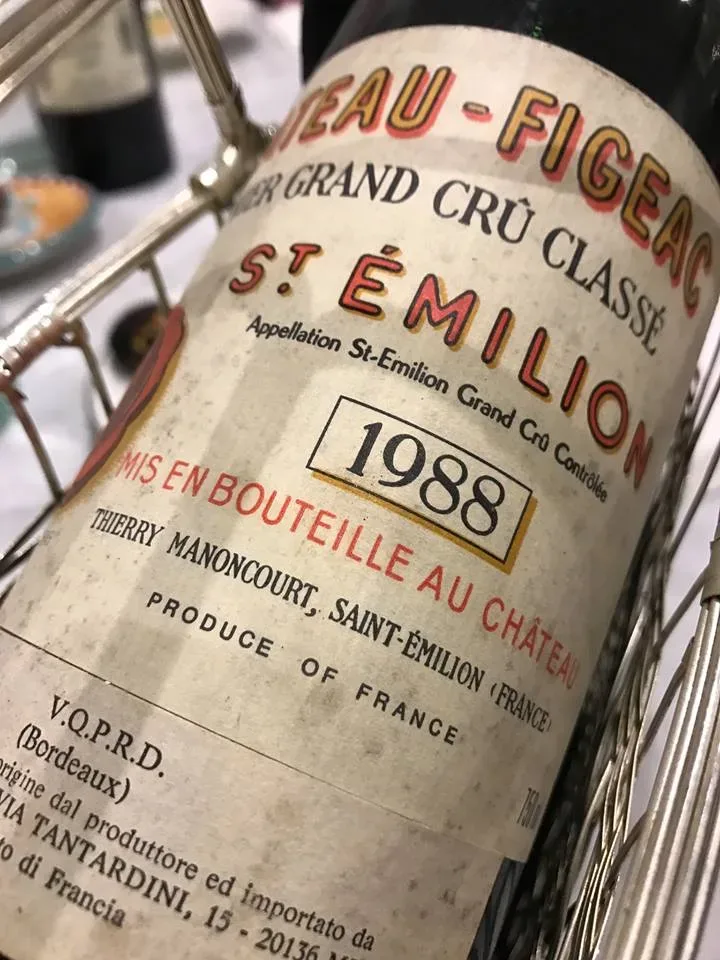 Chateau Figeac, St. Emilion Premier cru classé 1988