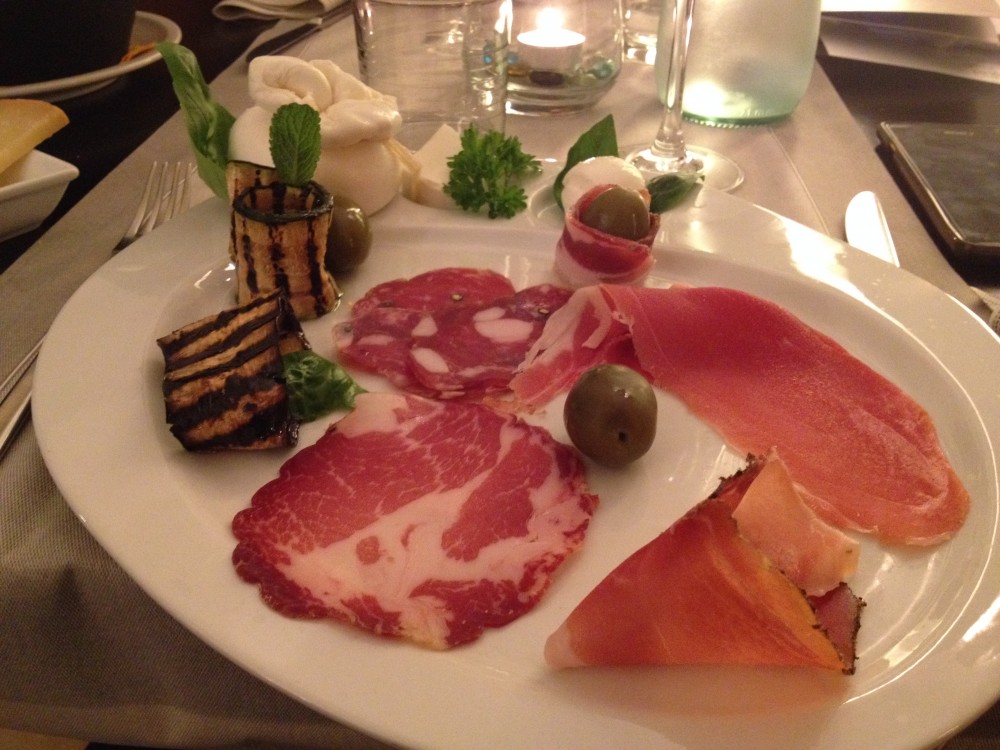 Giu' al Mulino, antipasto