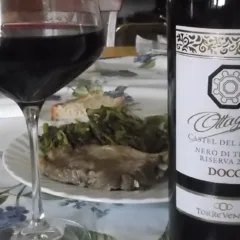 Ottagono Nero di Troia Castel del Monte Docg Riserva 2013 Torrevento