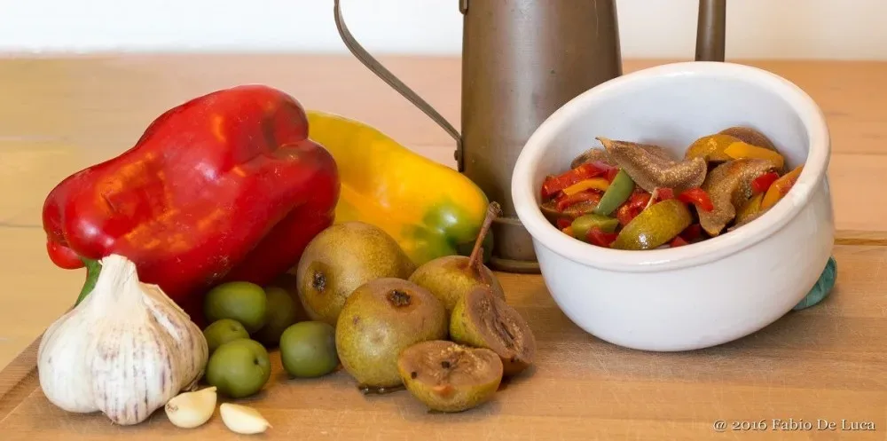 Insalata di pera lardara