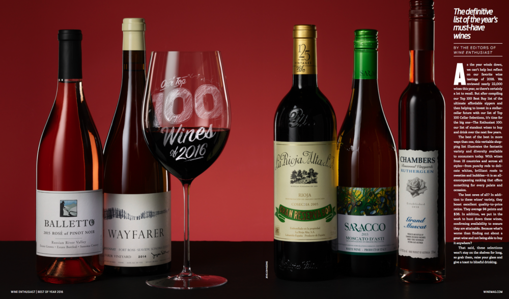 Wine Enthusiast | Best of Year 2016