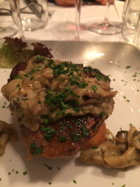 Il Falchetto, Il filetto con funghi e crosta di pane