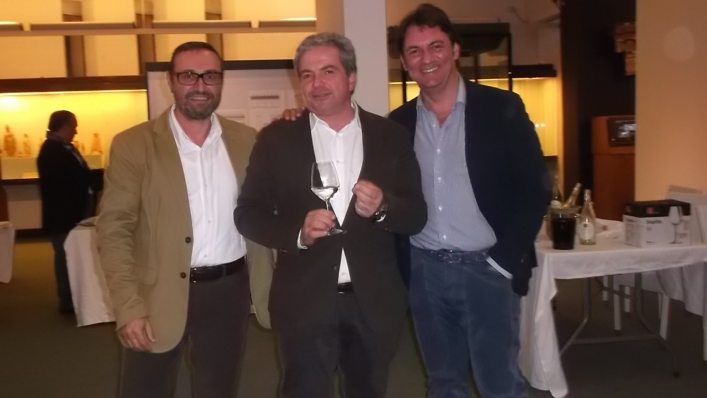 Da sx Alfonso Rotolo, Luigi Maffini e Paolo Verrone