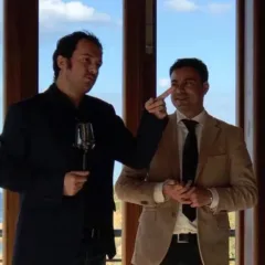 Daniele Manca (enologo) e Gianluigi Minnai (direttore commerciale)