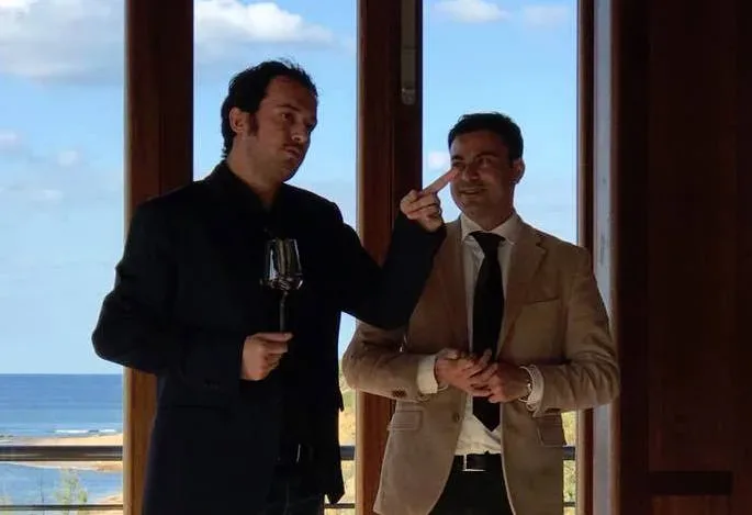 Daniele Manca (enologo) e Gianluigi Minnai (direttore commerciale)