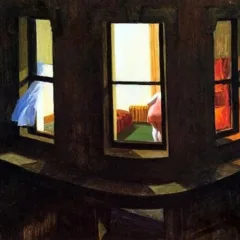 E. Hopper, Night windows