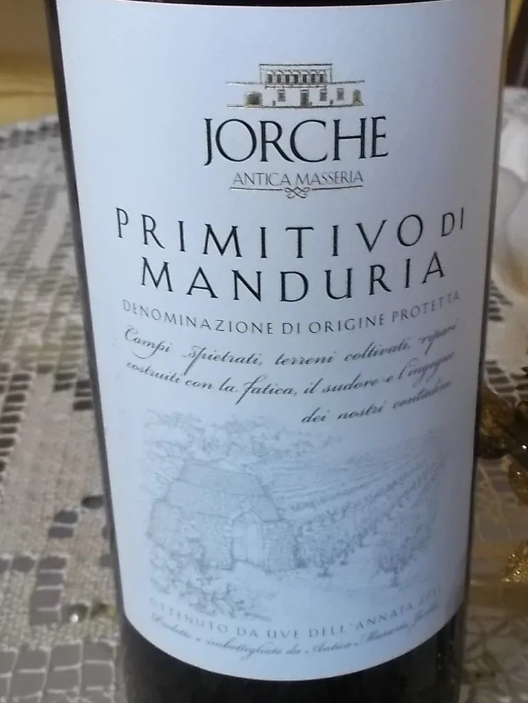 Primitivo di Manduria Dop 2012 Antica Masseria Jorche