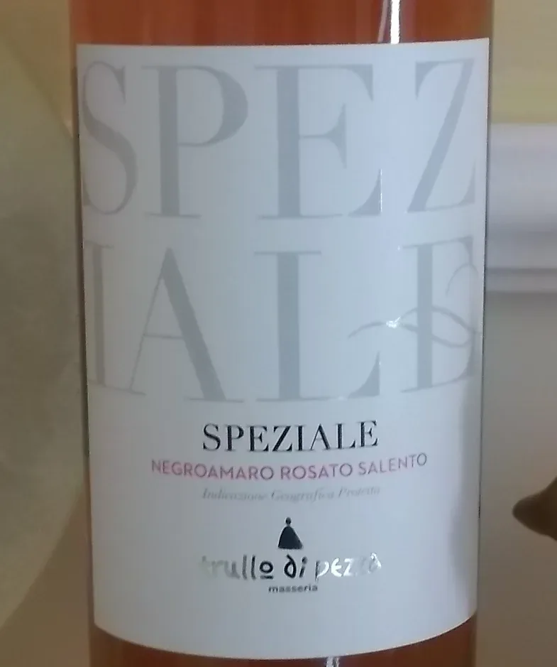 Speziale Negroamaro Rosato Salento Igp 2015 Trullo di Pezza