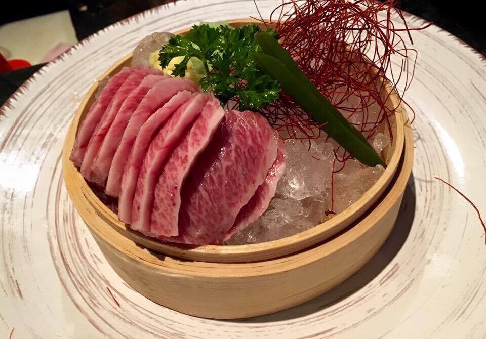 Nero Sushi Japanese, Sashimi di Ventresca di Tonno - Otoro