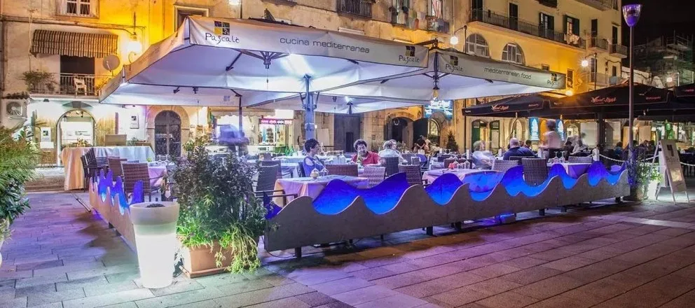 Pascalo', Esterno del locale su Marina di Vietri