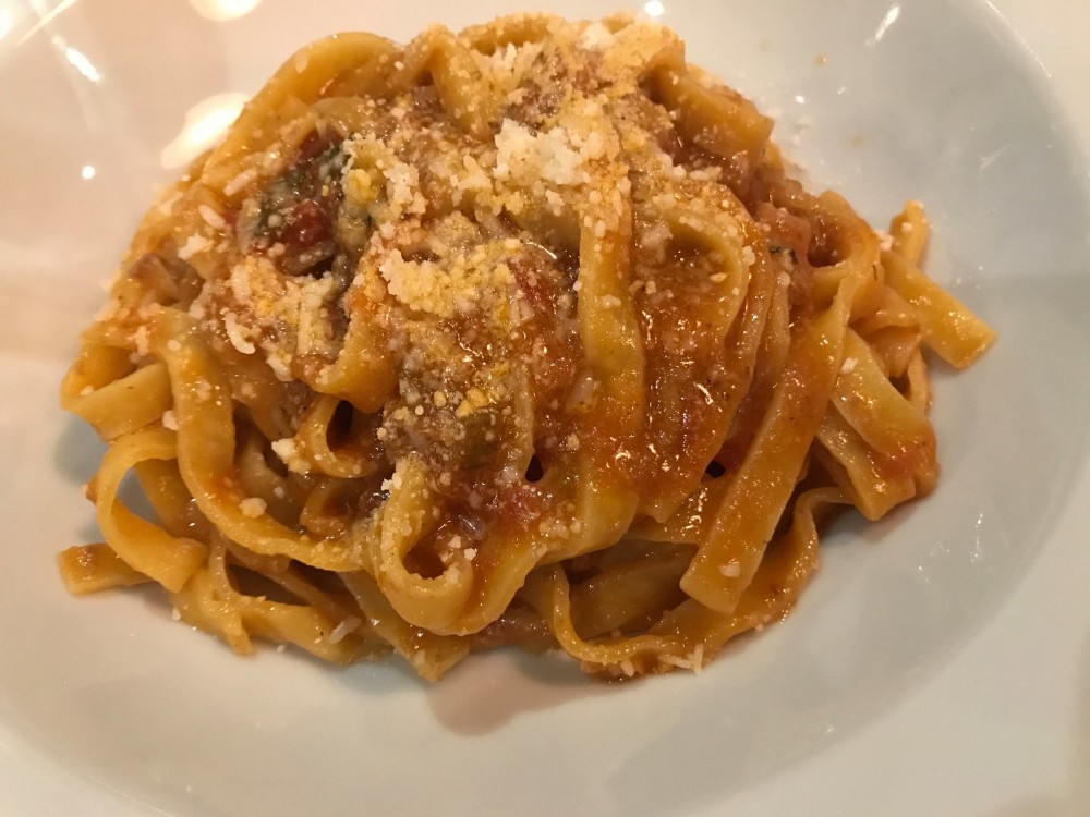 L'Arcangelo, Tagliatelle e sugo di garofalato