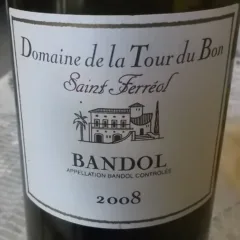 Bandol Rouge 2008 Domaine de la Tour du Bon