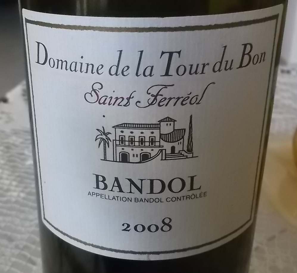 Bandol Rouge 2008 Domaine de la Tour du Bon