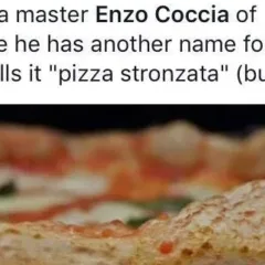 Coccia pizza a canotto