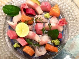 Japit, Selezione di sashimi