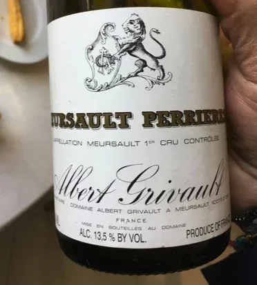 Meursault Perrier Appelation