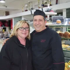 Raffaele Capparelli con la moglie