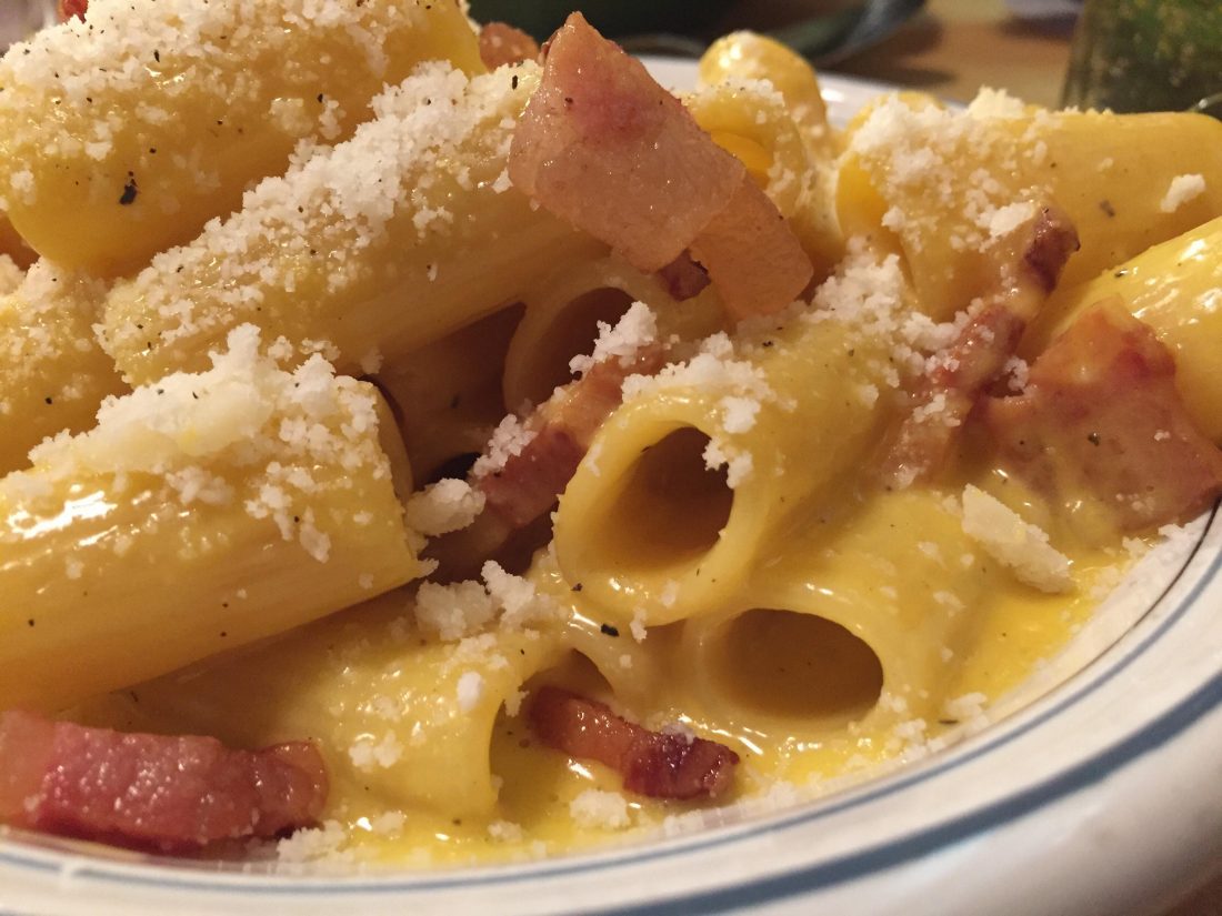 Santo Palato, la carbonara di Sarah Cicolini