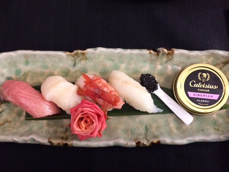 Zenbu. Nigiri Caviar Selection.