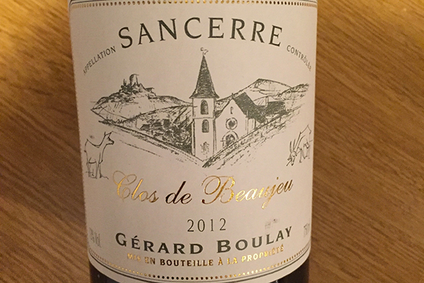 Sancerre Clos de Beaujeu 2012 Gerard Boulay