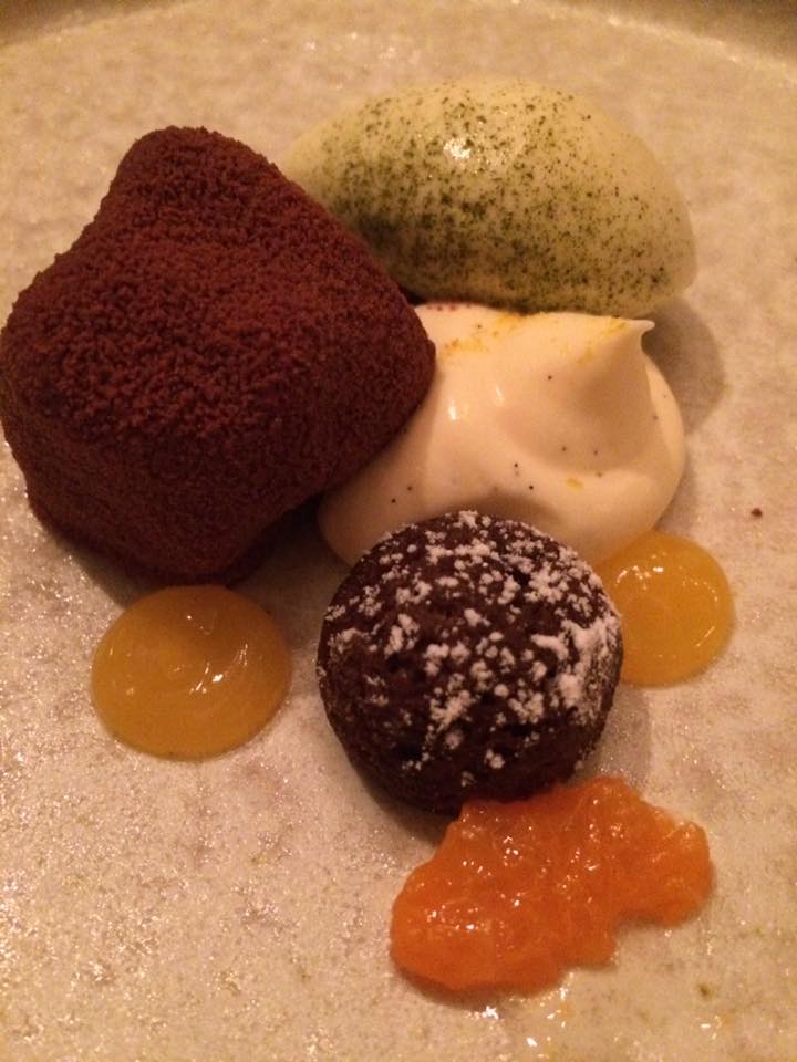 The Ledbury, dessert alle clementine e cioccolato