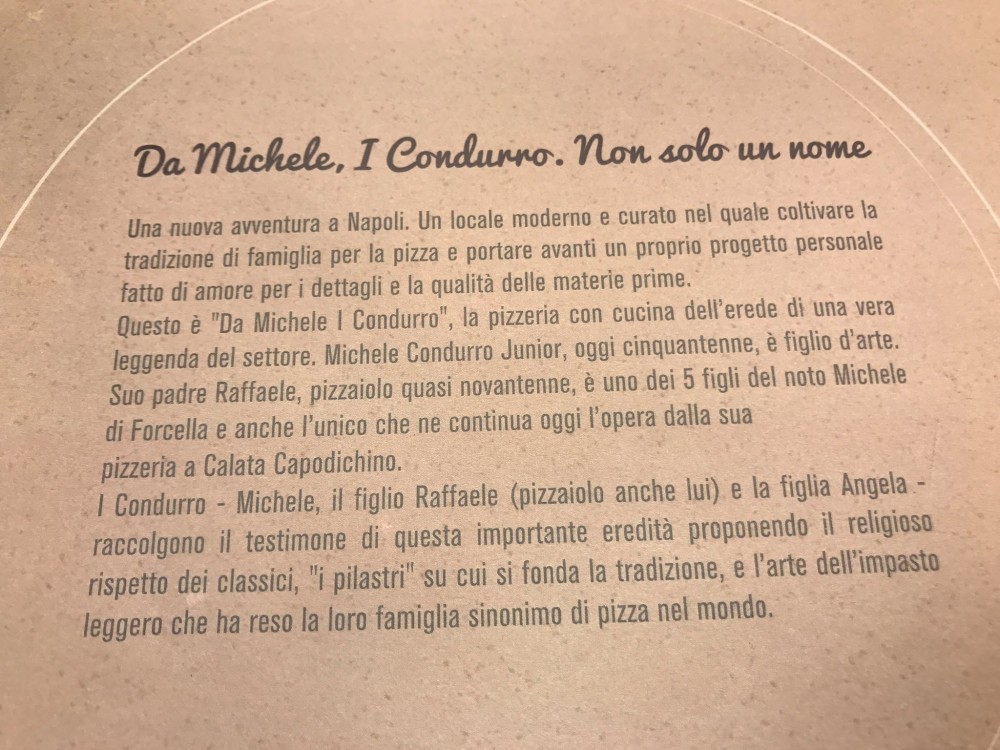 Pizzeria Da Michele I Condurro a Fuorigrotta