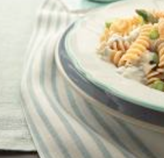 Fusilli integrali con asparagi e Gorgonzola
