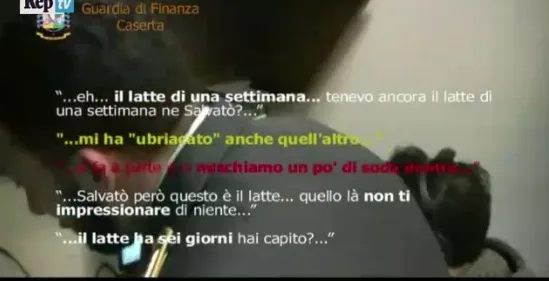 Le intercettazioni sulle mozzarelle contraffate