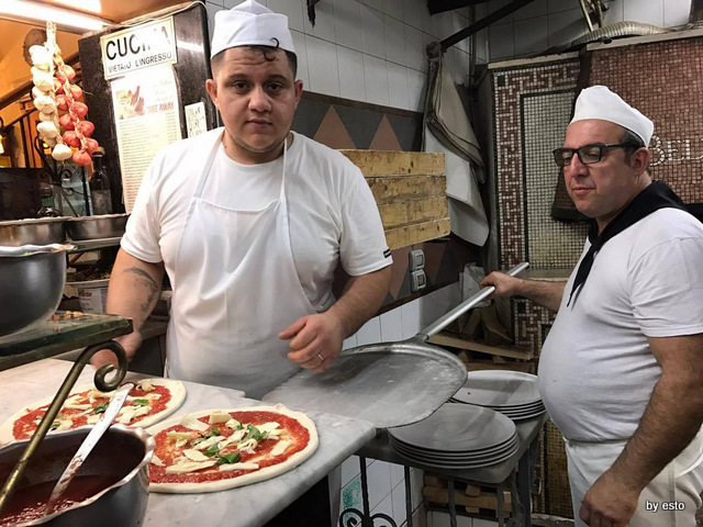 Pizzeria Bellini Carmine Russo il pizzaiolo Alberto Lippa il fornaio