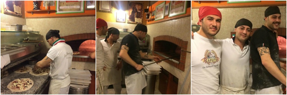 Pizzeria Mansi, la squadra al lavoro