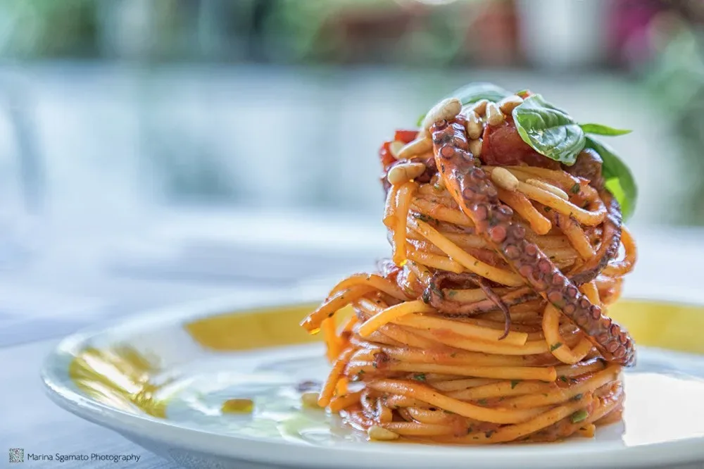 Spaghetti con il sugo di polpessa