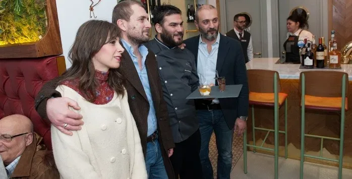 Team Stairs diner con chef Verducci