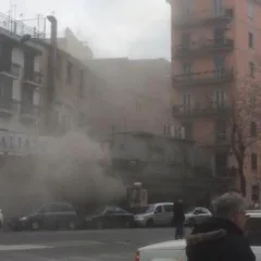 Va in fiamme lo storico pub vomerese Napoli Centrale