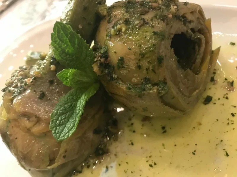 Il Collegio, il carciofo alla romana