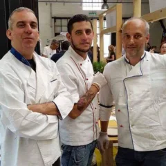Er Parucca, lo chef Michael Picconi e Alessandro Civitenga