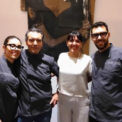 da destra Antonio Polichetti, la mamma Claudia, il papà Raffaele e la sorella  Maria Luisa