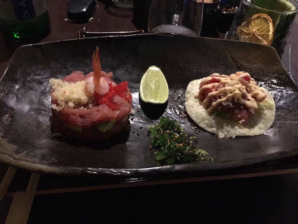 Sake, Variazione di Tartare di Tonno