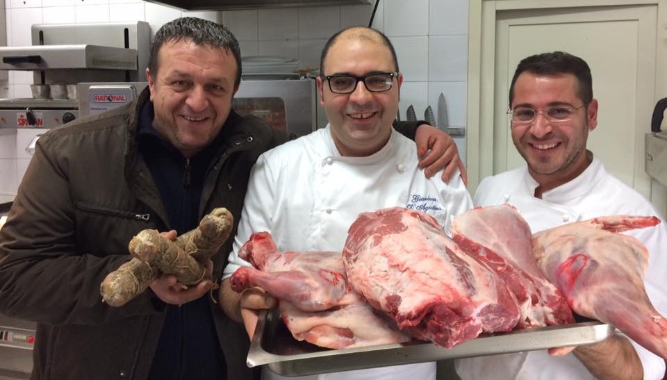 Lo Chef Gianluca D'Agostino, Mario Laurino e La Materia Prima D'Irpinia