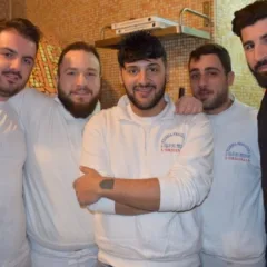 Gigi Cacialli con il suo staff